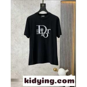 クリスチャン・ディオール コピー Tシャツ コピー おしゃれ シンプル クルーネック 半袖 トップスkid265PHj4b