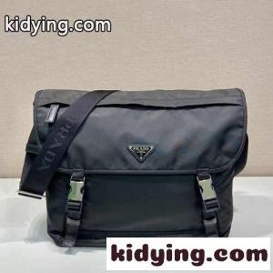 Re-Nylon xサフィアーノレザー ショルダーバッグ プラダ コピーブランド バッグ コピー メンズ カバンkid26PXTD4v