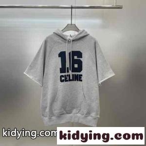 大人気 celine ブランド コピー 16 フーディー セリーヌ ブランド コピー パーカー コピー カジュアル おしゃれ 春夏kid26LXzi4v