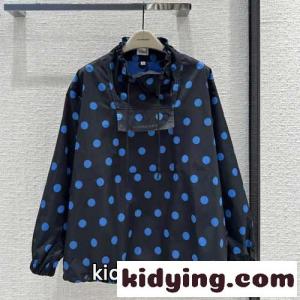 ポルカドット ナイロン オーバーサイズ バーバリー スーパーコピー ジャケット コピー フード付き ユニセックスkid26jWP9re