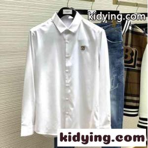 洗練された 上品 カジュアル 長袖 メンズ トップス エルメネジルド・ゼニア シャツ コピー ホワイトkid26y8Tf8j