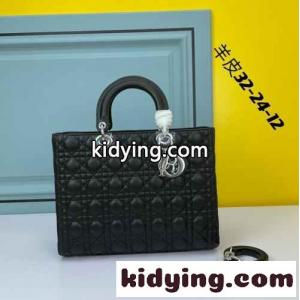 LADY dior スーパーコピー ラージバッグ クリスチャン・ディオール スーパーコピー スーパーコピー ラムスキン ブラックkid261nK9Hv