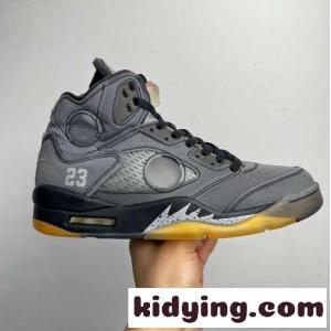 大人気 Off-white ブランド コピー X Air Jordan 5 オフホワイト ブランド コピー スニーカー コピー 軽量 レースアップkid26neeWPn