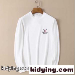ベーシック 着回し クルーネック ロゴプリント モンクレール コピーブランド Tシャツ コピー ロングスリーブkid26vKzqya