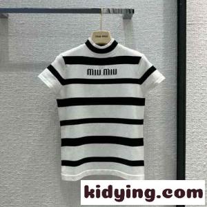 洗練された タートルネック ショートスリーブセーター ミュウミュウ コピー セーター コピーkid26fyuy0z