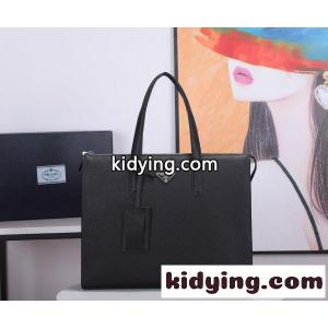 サフィアーノレザー ダブルハンドル ビジネス トートバッグ プラダ コピーブランド バッグ コピー メンズkid26O9bqOv