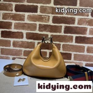 グッチ コピー アタッシェ スモール ショルダーバッグ グッチ コピー バッグ コピー ハーフムーンシェイプ ブラウンkid26zKrSfu