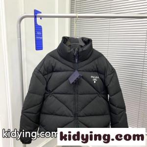 定番 人気 おしゃれ プラダ コピーブランド ダウンジャケット コピー スタンドカラー 長袖 ユニセックスkid26895Xbe