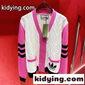コピー adidas x gucci コピー ミックス ウール ニットカーディガン グッチ コピー カーディガン コピー 長袖kid26jGHjqm