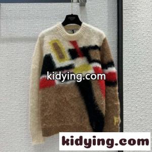 フェンディ ブランド コピー セーター コピー マルチカラー モヘア プルオーバー 長袖 クルーネックkid26X11vKD
