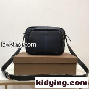 バーバリー コピー バッグ コピー メンズ エグザジェレイティッドチェック＆レザー クロスボディバッグkid26TfK15z