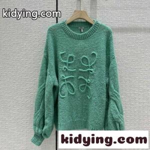 ロエベ スーパーコピー セーター コピー レディース ふわふわ 可愛い アナグラム モヘア混 クルーネックkid26rCSbmq
