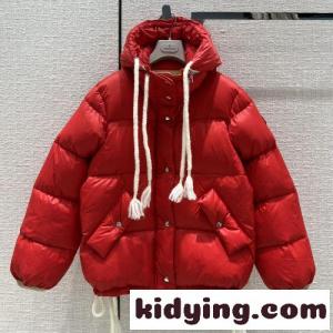 moncler コピー 1952 ショート モンクレール コピー ダウンジャケット コピー フード付 カジュアル アウター レッドkid26SXPDiq