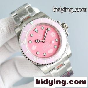 限定モデル 人気 メンズ レディース ロレックス スーパーコピー 時計 コピー 40mm 可愛い ピンク 腕時計 ウォッチkid26fuyC0r