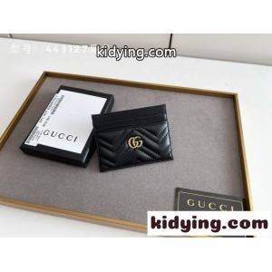 GGマーモント カードケース グッチ スーパーコピー 財布 コピー キルティング 薄型カード入れ ブラックkid26fOviyy