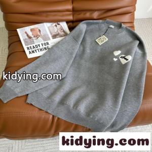 可愛い カジュアル ラウンドネック 長袖 ロエベ コピー セーター コピー ユニセックス トップスkid26DS9P5j