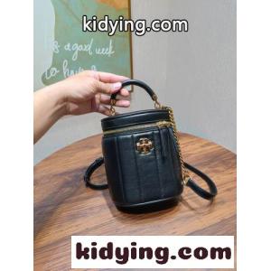 2WAY♪KIRA バニティバッグ トリー バーチ バッグ コピー レディース ハンドバッグ ブラックkid26HzyK9j