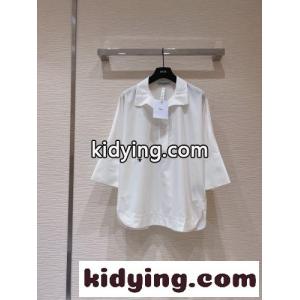 シンプル 上品 クリスチャン・ディオール コピー シャツ コピー コットン レディース ブラウス 白 ホワイトkid26qW1XHf