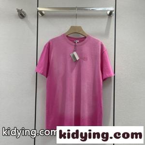 シンプル 人気 カジュアル クルーネック アナグラム ロエベ スーパーコピー Tシャツ コピー 半袖kid265f8nKr