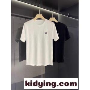 春夏 コットン 快適 ロゴ 刺繍 クリスチャン・ディオール スーパーコピー tシャツ コピー 半袖 クルーネックkid26uGn0fi