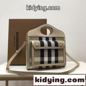 チェック柄 キャンバス トートバッグ バーバリー コピーブランド バッグ コピー 人気 おしゃれ ロゴ ポケットバッグkid26u4rCKf