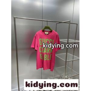 ユニセックス gucci スーパーコピー Clark Gable プリント クルーネック グッチ スーパーコピー Tシャツ コピー 半袖 トップスkid269DWneC