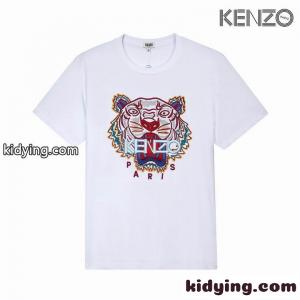 人気 おしゃれ タイガー 刺繍 クルーネック ケンゾー tシャツ コピー 半袖 合わせやすいkid26OL9LTf