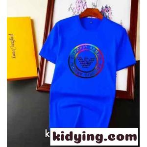 おしゃれ カジュアル ロゴ クルーネック アルマーニ コピー tシャツ コピー 半袖 着心地いい トップスkid26DWXTDC