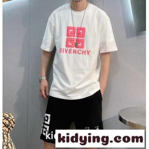 2026SS春夏新作 シルケット コットン ロゴ 快適 ジバンシィ スーパーコピー Tシャツ コピー 半袖 ゆったり 男女兼用kid26LXjmaa