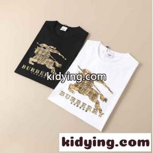 大きいサイズ ロゴプリント 快適 Tシャツ バーバリー コピー 半袖Tシャツ コピー ベーシック クルーネックkid26SjC4vi