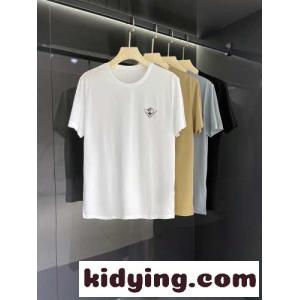 夏の定番 人気 コットン クルーネック プリントtシャツ プラダ コピーブランド 半袖tシャツ コピー 薄手 柔らかい 快適kid26z8DCOv