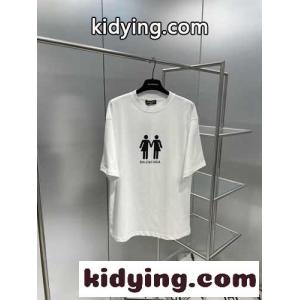 男女兼用 カジュアル バレンシアガ ブランド コピー 半袖tシャツ コピー 体型カバー お洒落 ゆったり トップスkid26PP19Pz