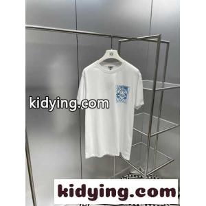 男女兼用 4色あり シンプル アナグラム ロゴ ゆったり ロエベ コピー tシャツ コピー 人気 カジュアルkid26zWHr8z