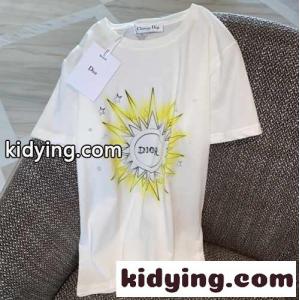 優しい肌触り プリント クルーネック クリスチャン・ディオール コピーブランド Tシャツ コピー 半袖 柔らかい 快適kid26PjeG1v