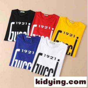 5色あり おしゃれ カジュアル プリント 人気 グッチ ブランド コピー 半袖Tシャツ コピー 着心地いい 春夏 トップスkid26D8zeWz