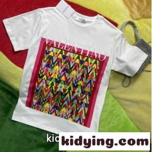 人気 プリント コットン クルーネック ヴァレンティノ コピー Tシャツ コピー 半袖 おしゃれ きれいめ トップスkid26uayKjy