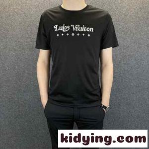 ルイ・ヴィトン tシャツ コピー 半袖 トップス 上品 おしゃれ ロゴ 着心地いい 薄手 春夏kid26WHD0Lr