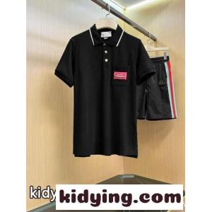 合わせやすい おしゃれ 着心地いい 定番 ロゴ グッチ スーパーコピー 半袖Tシャツ コピー ポロシャツkid26OXrm0z