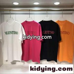 ベーシック ロゴ カジュアル ゆったり ヴァレンティノ スーパーコピー Tシャツ コピー 4色あり クルーネック トップスkid26KHrmSz