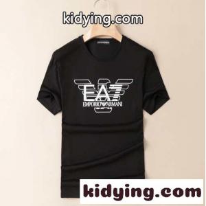 人気 おしゃれ クルーネック 半袖 トップス アルマーニ コピー tシャツ コピー 定番 クルーネック コットンkid26Xzy4Lb