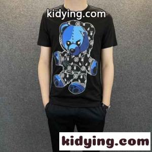 フィリッププレイン 半袖Tシャツ コピー 着心地いい 上品 春夏 定番 クルーネック カジュアル おしゃれkid26Gv09ve