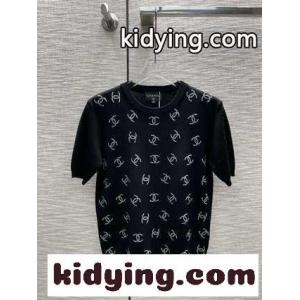 フェミニン 上品 おしゃれ 半袖 カットソー シャネル コピーブランド tシャツ コピー 春夏 人気 ロゴ トップスkid26CGfuCm