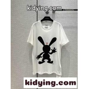 givenchy コピー x Disney カジュアル コットン トップス ジバンシィ コピー Tシャツ コピー 半袖 可愛い プリントkid26nCuyem