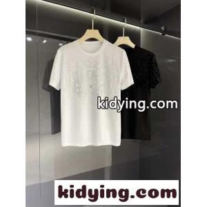 クロムハーツ コピーブランド tシャツ コピー 半袖 トップス おしゃれ カジュアル 着心地抜群 クルーネック ロゴkid26vG1jaq