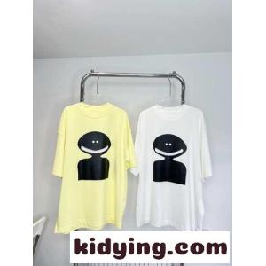 今季流行り プリント コットン トップス ビッグシルエット ミュウミュウ コピーブランド 半袖tシャツ コピー 体型カバーkid265zWn4n