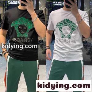 クラシック人気メドゥーサ ヴェルサーチ コピーェ 半袖Tシャツ コピー 薄手 快適 柔らかい 春夏 メンズ トップスkid26rKriuq