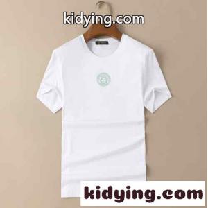 シンプル 春夏 着心地いい クルーネック ヴェルサーチ コピーブランドェ 半袖Tシャツ コピー 定番 春夏 トップス メンズkid26vueCau