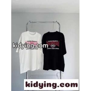 バレンシアガ コピーブランド 半袖tシャツ コピー 春夏 レディース トップス ゆったり 人気 おしゃれ カジュアル クルーネック ロゴkid26WjKTTD
