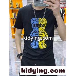 かっこいい カジュアル 春夏 新作 クルーネック ヴェルサーチ コピーェ 半袖Tシャツ コピー 快適 メンズ トップスkid268nqaKn