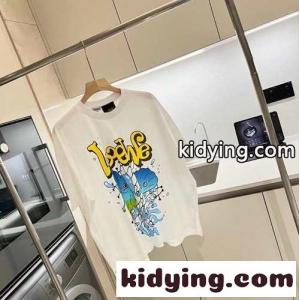 おしゃれ おすすめ プリント ゆったり 体型カバー ロエベ ブランド コピー tシャツ コピー 着心地いい クルーネック ユニセックスkid26Pr4r4j